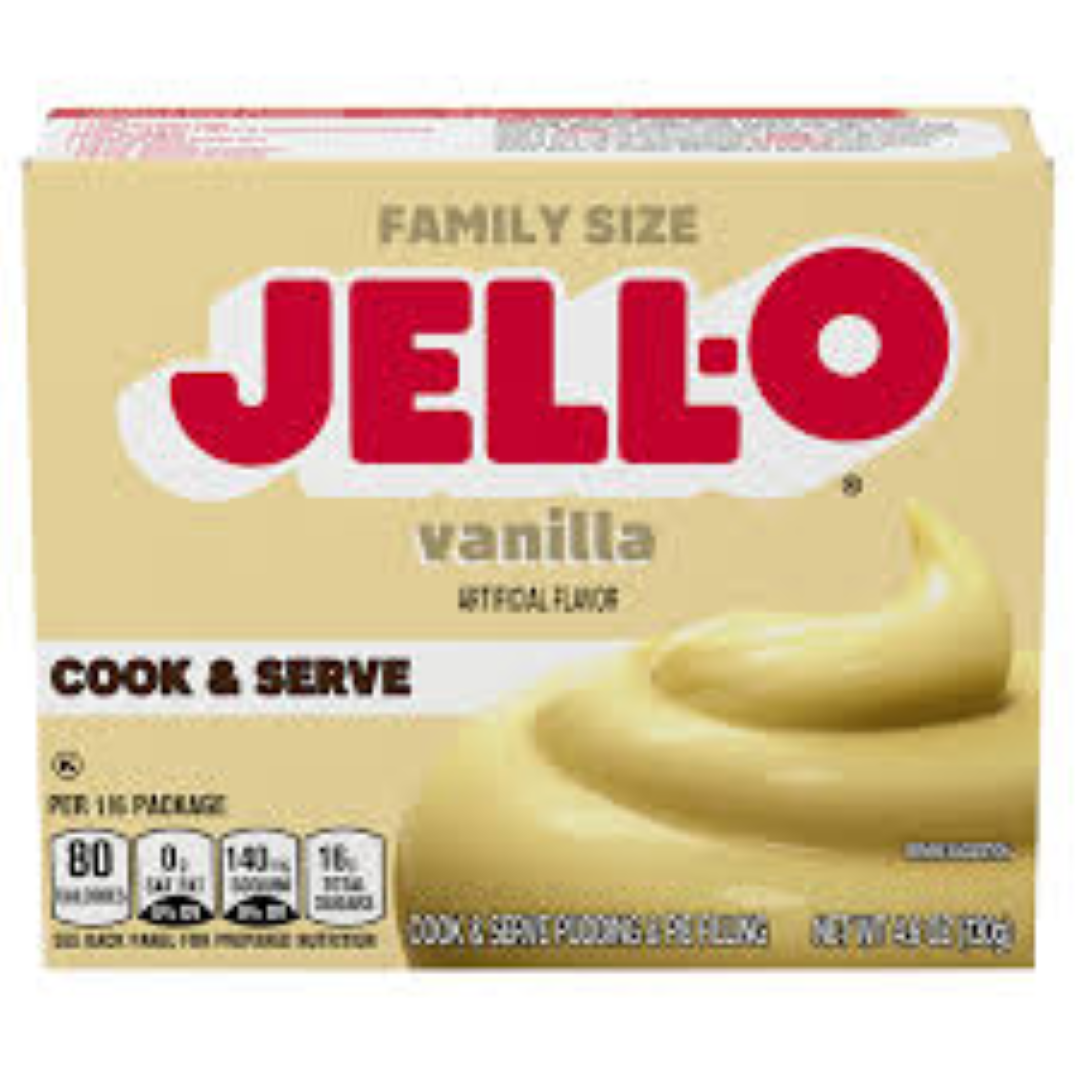 JELL-O PUDDING COOK&SERVE VANILLA 85G